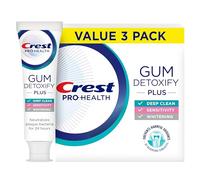 Crest Pro-Health Gum Detoxify Plus Pasta de dientes con flúor · Cuidado de las encías · Paquete de 3 unidades de 128 g