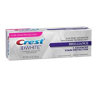 Crest Protezione 3D Bianco Brilliance + avanzata Stain vibrante Pepermint 4,1 once