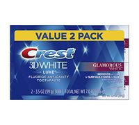 Crest Twin Pack 3D White Luxe Glamorous White Toothpaste, 3.5 Ounce each, 2 Pack