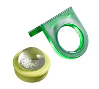 Crested Gecko Food Dish - Adhesive Backing Terrarium Feeder Bowls, Magnetic Reptile Ledge, Leopard Gecko Water Dish For Arboreal Chameleon, Lizard, Small Pet Amphibian, Iguana 2-Pack