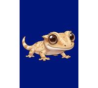 Crested Gecko Journal - Kawaii Cover: Part of the Lizard Collection - Themed for Kids, Teens & Adults - with Unlined Pages