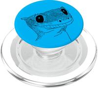 Crested Gecko Sketch, Crestie Dibujo, Gecko Lover, Lagarto PopSockets PopGrip para MagSafe