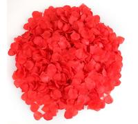 CRESZZLE 6000 piezas de pétalos de rosa para decoración de San Valentín, propuesta de matrimonio, decoración romántica en rojo, ideal para rosas en bodas, aniversarios, fiestas de cumpleaños y