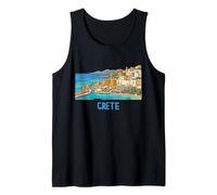 Creta Grecia Travel Souvenir City Landmark Gift Camiseta sin Mangas