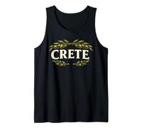 Creta Olive Branch Grecia Island Pride Design Camiseta sin Mangas