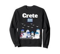 Creta viaje Grecia recuerdo arquitectura griega bandera de Grecia Sudadera