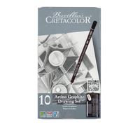 CRETACOLOR Artino Drawing Set Artino Water-Soluble Graphite 10-Piece