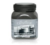 CRETACOLOR carboncillo en polvo 175g - Medio de dibujo versátil para artistas, en lata de plástico, Para luces y sombras, Se puede utilizar con agua/aglutinante