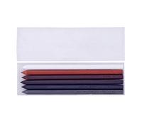 CRETACOLOR artist's lead set Plomo de 5,6 mm 6 piezas en estuche de plástico Juego de minas de grafito, versátil, pigmentación completa, alta calidad y trazo rico, adecuado para esbozar y dibujar