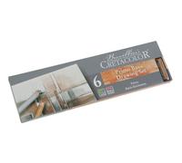 CRETACOLOR Pocket Set,0 Urban Sketching, set básico de dibujo, 6 piezas, altamente pigmentado, versátil, adecuado para artistas y aficionados