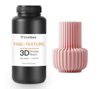 Cretbee Resina de impresión 3D, superficie mate ultralisa, textura mejorada para figuras y modelos de anime, estudios de arte para crear (Sunset Pink)