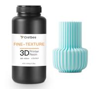 Cretbee Resina de impresión 3D, superficie mate ultralisa, textura mejorada para figuras y modelos de anime Estudios de arte para crear (Ice Blue)