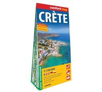 Crète 1/150.000 (carte grand format laminée) (Carte Laminée Routière et Touristique Comfort! Map)