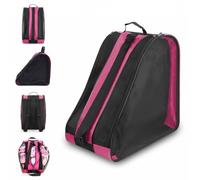 Cretosou Bolsa de Patines Patine Roller, Mochila Patines en Linea | Bolsa Patines 4 Ruedas con Correa de Hombro Ajustable 3 Compartimentos, Adecuado para Mujeres Hombres Adultos Y Niños