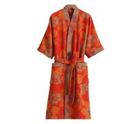 CRETUAO D,L, Bata de Gasa Doble algodón Estilo japonés para Mujer,Bata de baño Tipo Kimono Suave y Ligera con Estampado,Pijama Yukata para Pareja,Ideal para SPA,Sauna y Sauna
