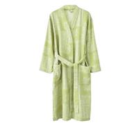 CRETUAO Verde,M, Bata Kimono de algodón Estampada para Mujer, Suave, cómoda y Transpirable, Ideal para Hotel, SPA, Sauna, Pijama japonés Yukata