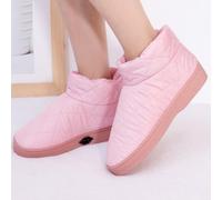 CRETUAO Zapatillas Calefactables Termicas Calentador de Pies Electrico Calentadores Calentamiento RáPido Durante 50 Horas Con Una Sola Carga y Dos Niveles,Pink c 26 (34 36)