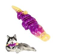 Cretvestsar Juguete masticable indestructible para perros para masticadores agresivos, juguete de nailon duradero en forma de langosta con sabor a carne de res, golpes de limpieza de dientes y ranuras