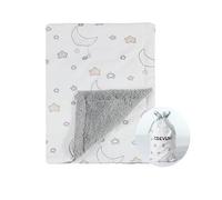 CREVENT Manta cálida y acogedora de 75 x 100 cm para niñas, niños, bebés, Ropa de Cama, Cuna, Cochecito, Baby Shower, cumpleaños, Regalo para recién Nacidos, Buenas Noches