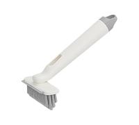 Crevice Brush - Rotatable Hard Bristle Cleaner for Narrow Spaces | Stainless Steel Core with Ergonomic Handle, Multi, Scrubbing Tool for Bathroom Kitchen Tile Sink Shower Bathtub Furniture