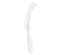 Crevice Cleaning Brush - PP 430 Steel 28x2.5cm | Grout Brush Long Handled Ergonomic Angled Hard Bristle Tool | Deep Scrubber For Kitchen Shower Window Tile Floor Oven