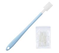 Crevice Cleaning Brush, Small Household Disposable Toilet Brush Set with 50 Spare Cotton Heads for Appliances, Doors, Windows, Keyboards