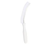 Crevice Cleaning Brush with Long Handle - Angled Ergonomic Hard Bristle Scrub Brush for Deep Cleaning Grout, Corners, Tile, Shower, Window Tracks, Kitchen, Bathroom, Floor, Oven, Sink, Hard-to-Reach A