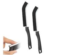 Crevice Gap Cleaning Brush, Herramientas Huecos de Ranura de Mano, Cepillo de Limpieza de Grietas de cerdas duras Multifuncional, para Cleaning Gaps, Cocina, baño, Ventana (2 Pieces)