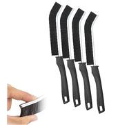 Crevice Gap Cleaning Brush, Herramientas Huecos de Ranura de Mano, Cepillo de Limpieza de Grietas de cerdas duras Multifuncional, para Cleaning Gaps, Cocina, baño, Ventana (4 Pieces)