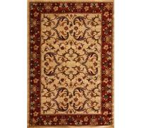 CREVICOSTA QUALITY MARK MARCAS DE CALIDAD Alfombra CLÁSICA tamaños. (Beige, 105x150 cm)