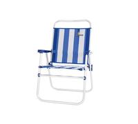 CREVICOSTA QUALITY MARK MARCAS DE CALIDAD - Eco 28082 New - Silla de Playa Plegable con reposabrazos. Fija, sin Posiciones. (Marinera)