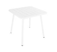 CREVICOSTA QUALITY MARK MARCAS DE CALIDAD Mesa/Conjunto Luxe Oporto Aluminio (Blanco, Mesa 80x80 cm)