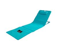 CREVICOSTA QUALITY MARK MARCAS DE CALIDAD - POTASIO 1309-1 - Tumbona portátil para Playa, Jardín y Camping. Plegable y Fácil de Transportar. Alfombra de Playa con Respaldo ergonómico (Turquesa)