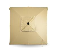 CREVICOSTA QUALITY MARK MARCAS DE CALIDAD - Sombrilla/Parasol cuadrada 2 x 2 m (Beige)