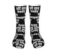 Crew Calcetines Mantengan Sus Leyes Fuera De Mi Cuerpo, Niños Casuales Calcetines Antideslizantes Crew Socken Para Fútbol Mujer Hombre