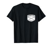 Crew Life United by The Oar Rowing Team Lema Row Diciendo Camiseta