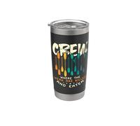 Crew Where The Weak Are Killed - Remo para deportes acuáticos Vaso térmico de acero inoxidable de doble pared
