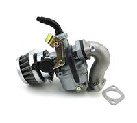Crewell - Tubo de entrada de filtro de aire de carburador PZ19 de 19 mm, 50 cc 70 cc 90 cc 110 cc Quad Pit Pro Dirt Bike