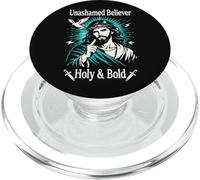 Creyente sin vergüenza Santo Cristiano Jesús Fe Romanos 1:16 PopSockets PopGrip para MagSafe
