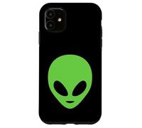 Creyentes de ovnis y fanáticos del Espacio en el Bolsillo con Estampado de Cabezas de alienígenas Carcasa para iPhone 11