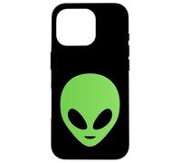 Creyentes de ovnis y fanáticos del Espacio en el Bolsillo con Estampado de Cabezas de alienígenas Carcasa para iPhone 16 Pro