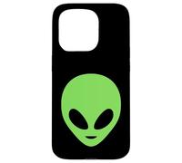 Creyentes de ovnis y fanáticos del Espacio en el Bolsillo con Estampado de Cabezas de alienígenas Carcasa para iPhone 15 Pro
