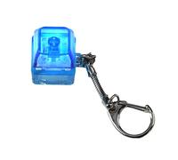 CRFFZ 1 probador de interruptores mecánicos de teclado, llavero, herramienta de alivio del estrés con luz LED, llavero de 1 tecla, probador de teclados mecánicos