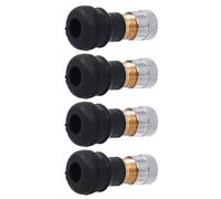 CRFFZ 1 unidad, 2 piezas, 4 válvulas de aire de vacío adecuadas para neumáticos de scooter eléctrico G30D que ofrecen válvulas de neumático de construcción de goma de metal