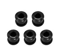 CRFFZ 5 pernos de aleación de aluminio para cadena de bicicleta, tuercas de repuesto para bicicletas de montaña al aire libre, bicicletas de carretera de aleación de aluminio ligero, tornillos de