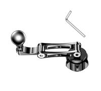 CRFFZ Brazo de extensión de rótula de 17 mm hembra a macho adaptador de cabeza de aluminio para soporte de teléfono y soporte de montaje de mapa