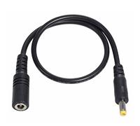 CRFFZ Cable adaptador de corriente, conector de conversión de 4,0 x 1,7 mm, macho a hembra, para cable de extensión de router WiFi