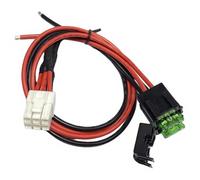 CRFFZ Cable de alimentación de 2,5 milímetros cuadrados con cable de radio de resistencia a la temperatura para radios Jams, cable de radio de onda corta
