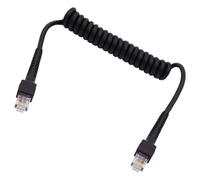 CRFFZ Cable de Red Cat6 Flexible de 8 núcleos con Conectores RJ45 sin enganches para Gigabit Ethernet y Sistemas de Seguridad Cable de Resorte Gigabit Ethernet