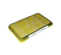 CRFFZ Caja de aparejos impermeable, organizadores de herramientas de aparejos, protección solar, caja de señuelos de pesca con divisores ajustables, estuche para equipo de pesca